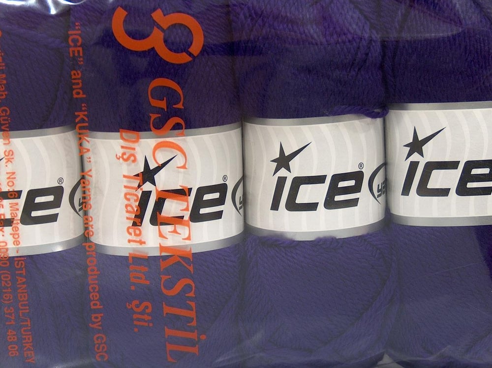 4x100gr. DORA Mor Akrilik Kışlık, Düz iplikler, 100% Akrilik