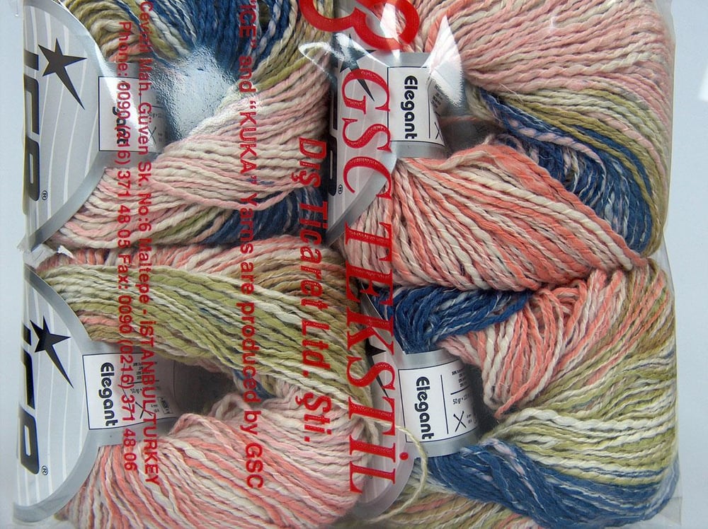 4x50gr. ELEGANT Yeşil, Mavi, Krem, Somon Keten, Bambu, Pamuk Lüks, Merinos, Kışlık, Yazlık İplikler, Pamuk, Keten, Bambu, Batik Desenli