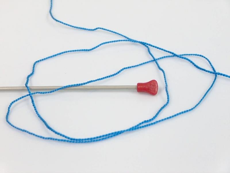 10x30gr. ETAMIN Mavi Akrilik Kışlık, Çok İnce, Düz iplikler, 100% Akrilik