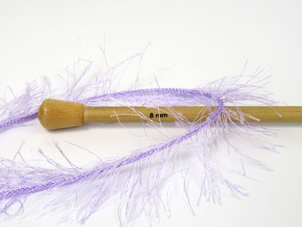 2x200gr. EYELASH BULKY Açık Lila  Yumoş, Sakallı, Kışlık, Kalın