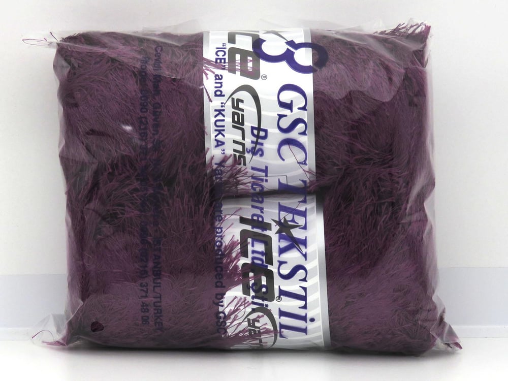 2x200gr. EYELASH BULKY Mor  Yumoş, Sakallı, Kışlık, Kalın