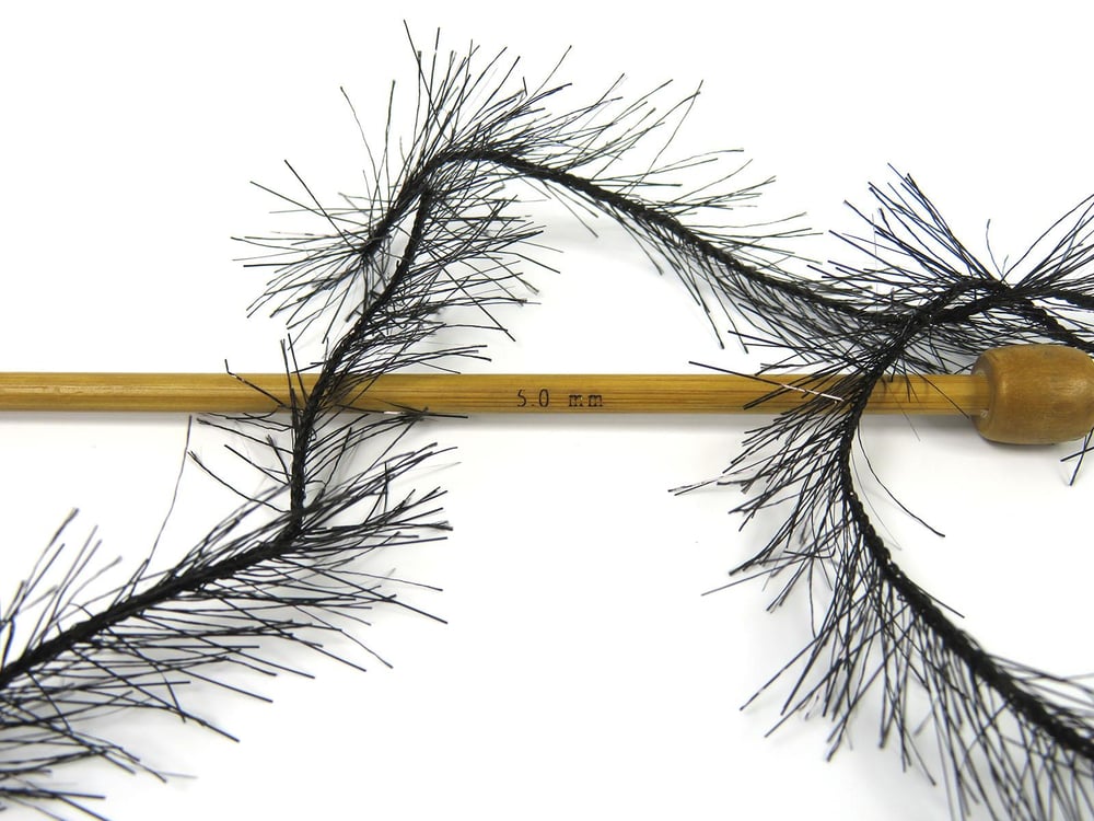 8x50gr. EYELASH DAZZLE 50GR Siyah Metalik Simli Metalik Simli, Yumoş, Sakallı, Kışlık, Kalın