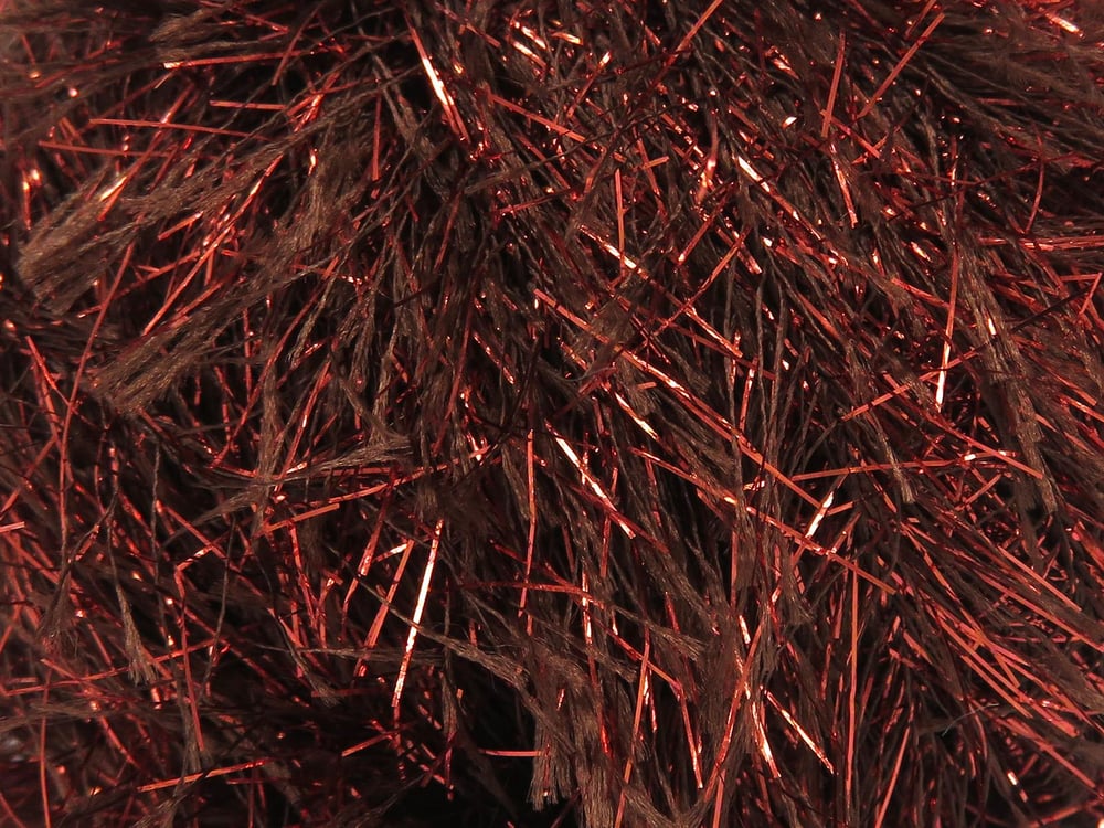 8x50gr. EYELASH DAZZLE 50GR Kahverengi, Bakır Metalik Simli Metalik Simli, Yumoş, Sakallı, Kışlık, Kalın