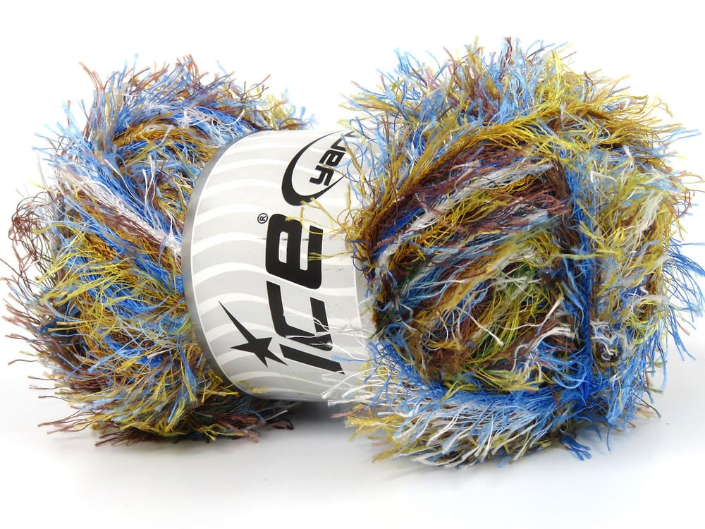 4x100gr. EYELASH RAINBOW Kahverengi, Mavi, Beyaz, Sarı  Yumoş, Sakallı, Kışlık, Batik Desenli, Kalın