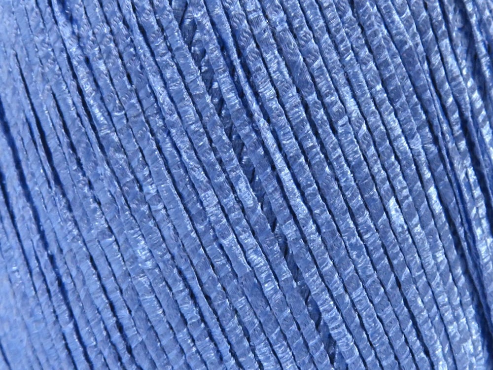 6x50gr. FETTUCCIA Açık Mavi Akrilik Şerit, Yazlık İplikler, Worsted, Akrilik