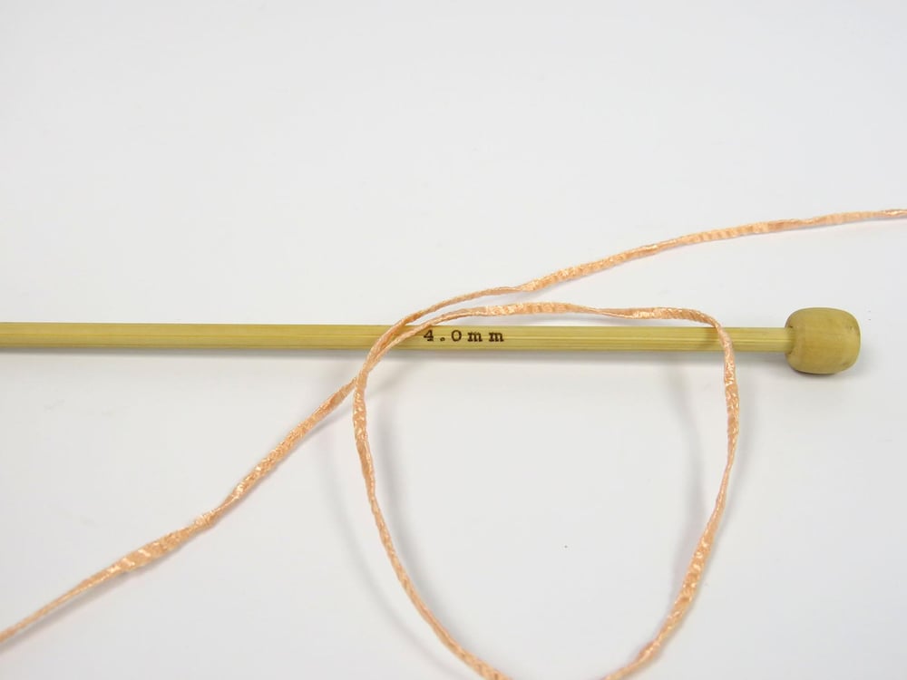 6x50gr. FETTUCCIA Açık Somon Akrilik Şerit, Yazlık İplikler, Worsted, Akrilik