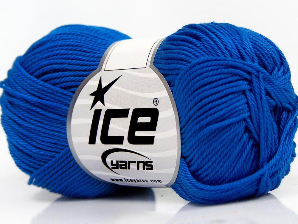 6x50gr. GIZA COTTON Mavi  Yazlık İplikler, Pamuk, %100 Pamuk