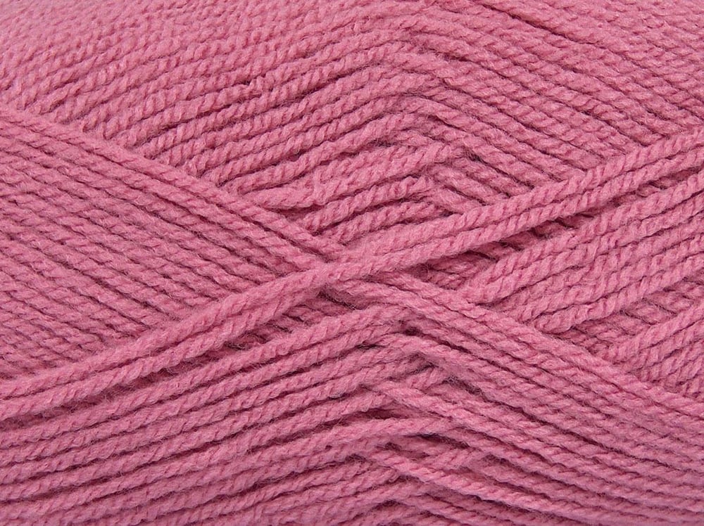 4x100gr. GONCA Açık Pembe Akrilik Kışlık, Düz iplikler, 100% Akrilik