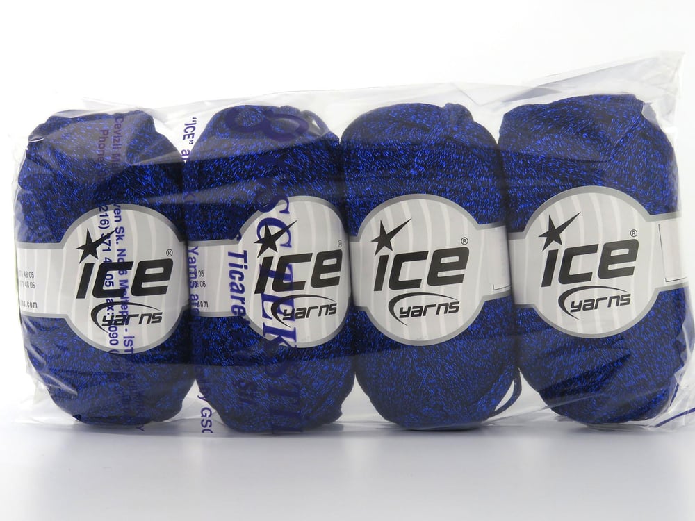 4x50gr. HALLEY  Metalik Simli Metalik Simli, Yazlık İplikler, Çok Kalın