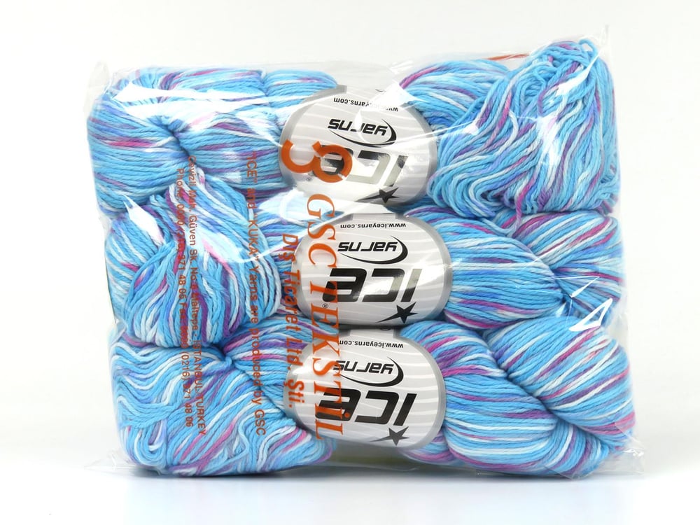 3x100gr. HAND DYED CASHMERE Beyaz, Maron, Orkide, Turkuaz Tonları Kaşmir Lüks, Kaşmir, Batik Desenli, El Boyama