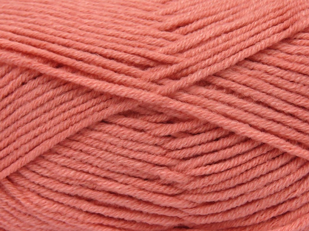 4x100gr. JEANS COTTON Açık Somon Premium Akrilik, Pamuk Yazlık İplikler, Pamuk, Akrilik