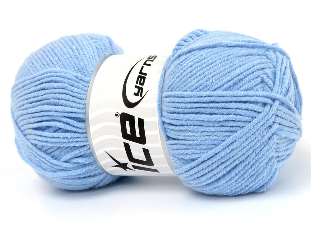 4x100gr. JEANS COTTON SPORT Açık Mavi Premium Akrilik, Pamuk Yazlık İplikler, Pamuk, Akrilik