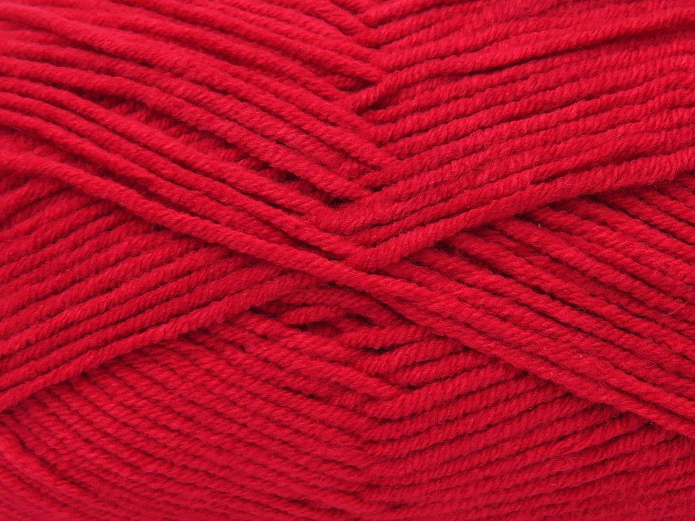 4x100gr. JEANS COTTON SPORT Kırmızı Premium Akrilik, Pamuk Yazlık İplikler, Pamuk, Akrilik