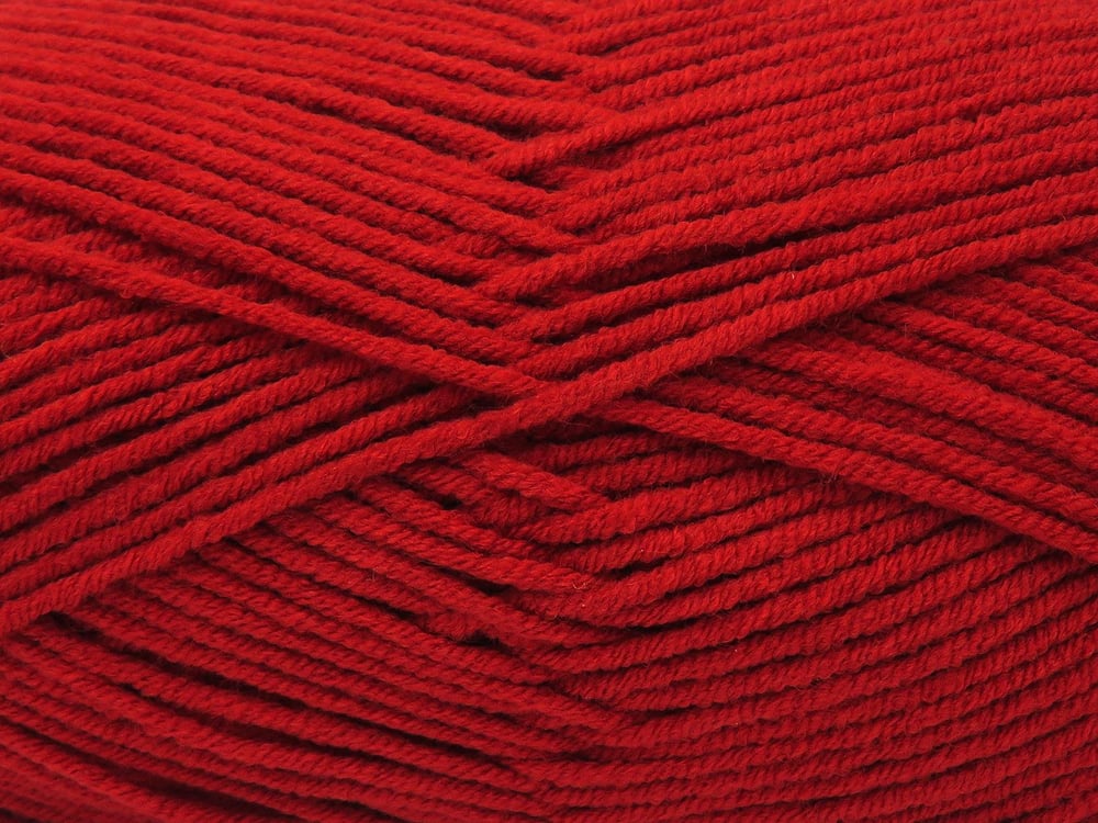 4x100gr. JEANS COTTON SPORT Kırmızı Premium Akrilik, Pamuk Yazlık İplikler, Pamuk, Akrilik