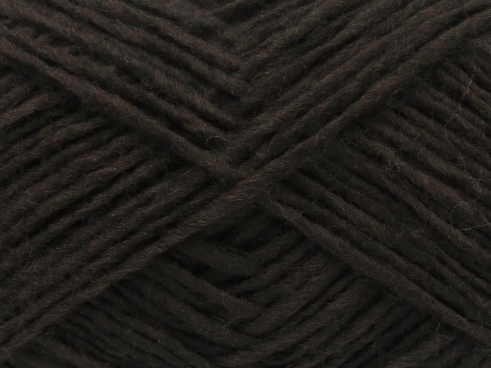 Lot of 4 x 100gr Skeins Ice Yarns JERRY (50% Wool) Yarn Dark Brown