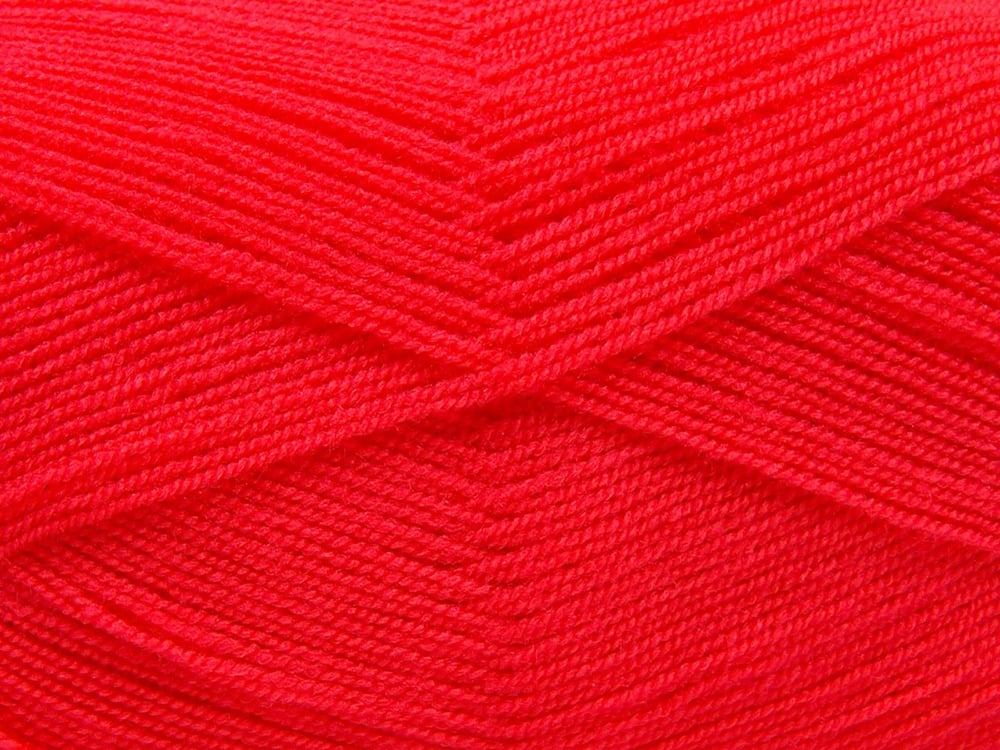 4x100gr. KRISTAL Koyu Somon Akrilik Kışlık, Çok İnce, Düz iplikler, 100% Akrilik