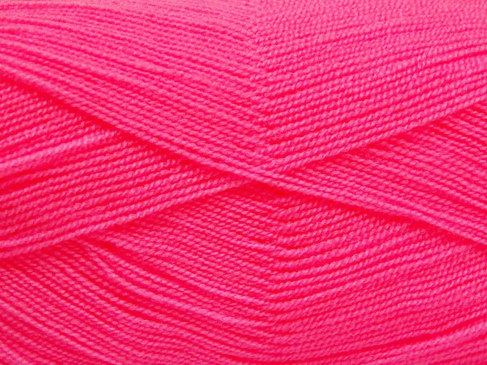 4x100gr. KRISTAL Pembe Akrilik Kışlık, Çok İnce, Düz iplikler, 100% Akrilik