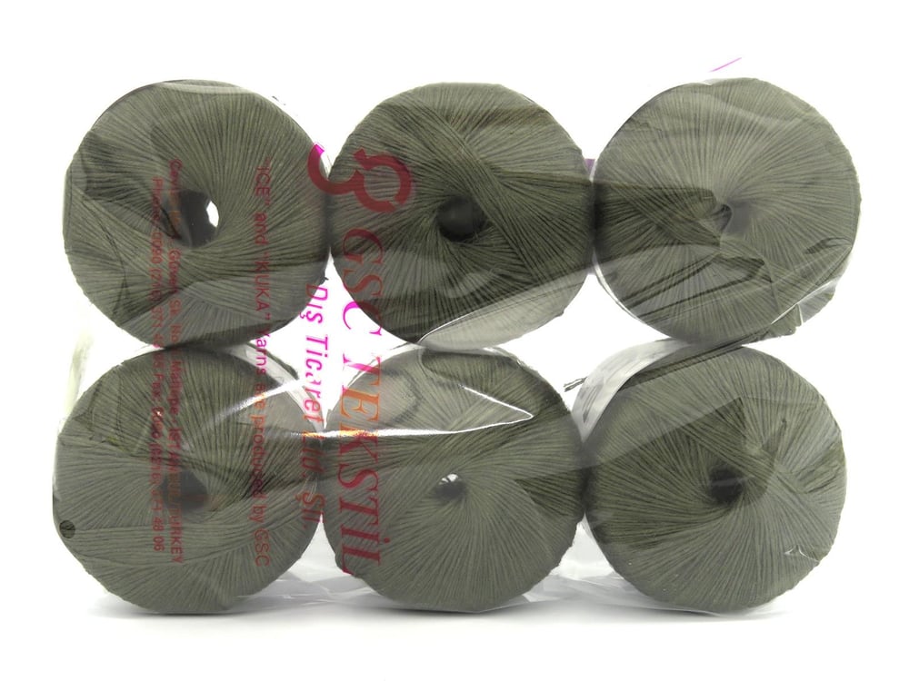 6x50gr. LINEN Haki Viskon, Keten Viskon, Yazlık İplikler, Keten