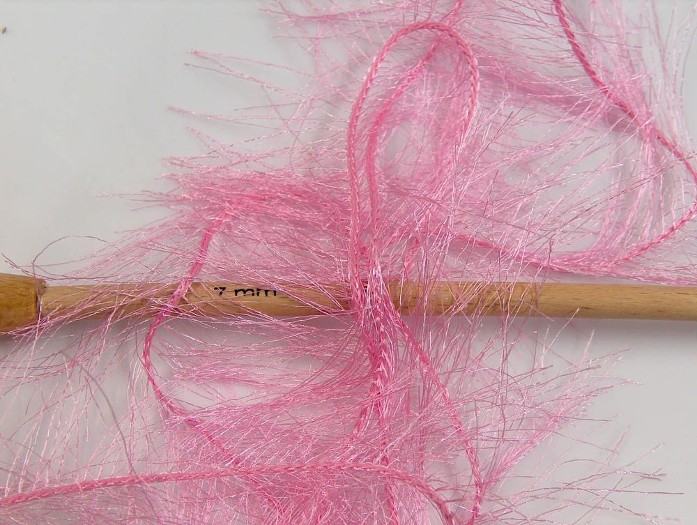 8x50gr. LONG EYELASH Pembe  Yumoş, Sakallı, Kışlık, Çok Kalın