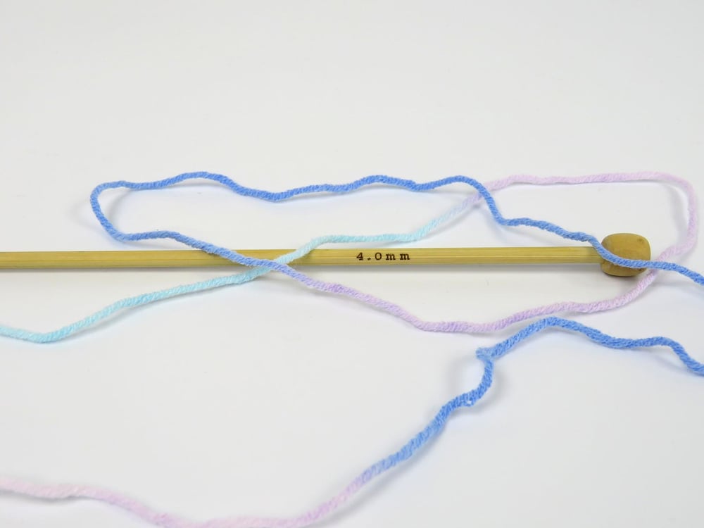 Lot of 8 Skeins Ice Yarns LORENA PASTEL (55% Cotton) Yarn Blue Turquoise Pink