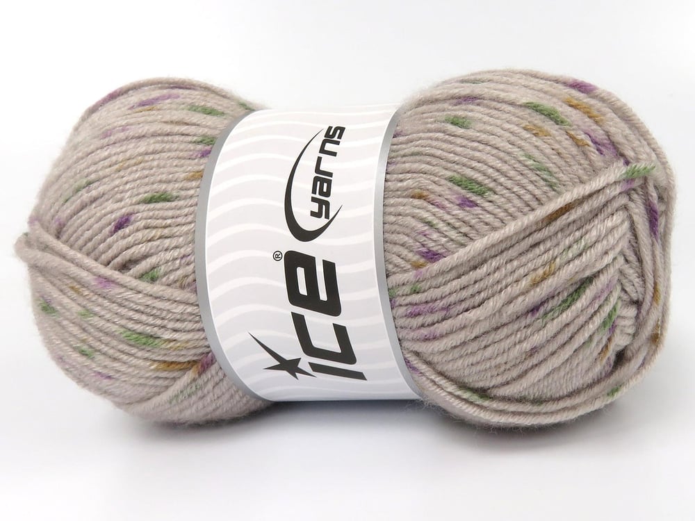4x100gr. NICE BABY TWEED Yeşil, Leylak, Altın, Açık Kamel Premium Akrilik Kışlık, Bebe, Noktalı, Düz iplikler, Worsted, 100% Akrilik , Akrilik