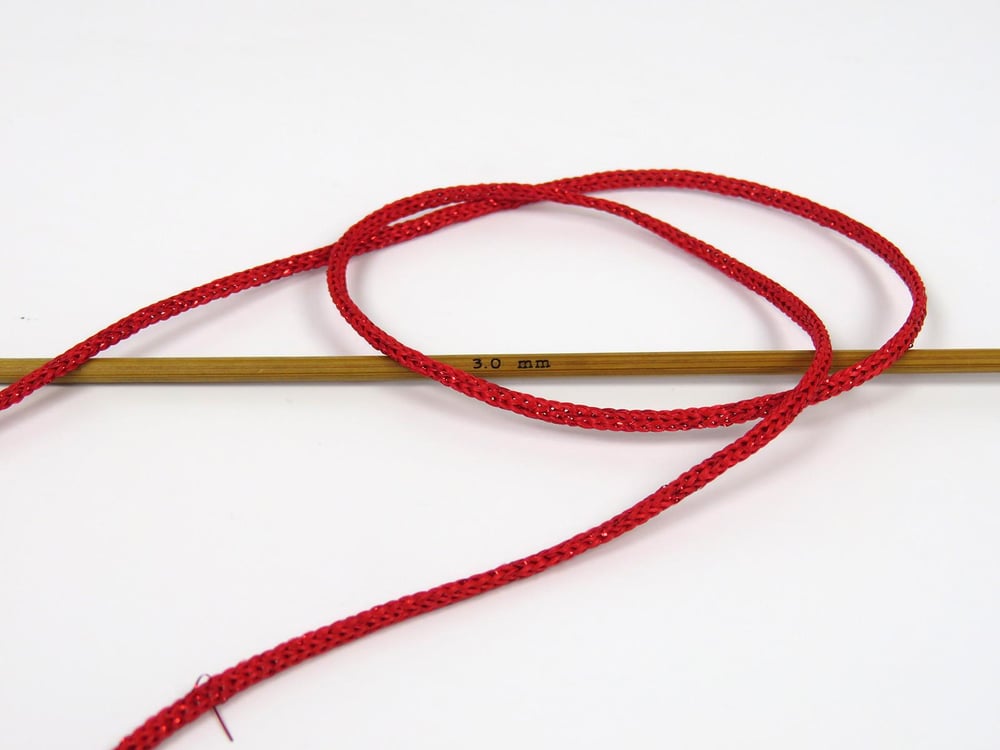 2x200gr. MACRAME BULKY GLITZ Kırmızı Metalik Simli Metalik Simli, Yazlık İplikler, Makrame, Tığ İşi, Düz iplikler, Kalın