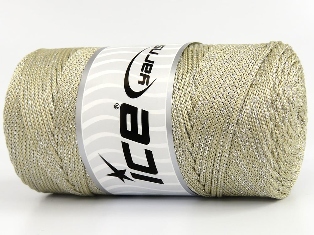 2x200gr. MACRAME BULKY GLITZ Gümüş Metalik Simli Metalik Simli, Yazlık İplikler, Makrame, Tığ İşi, Düz iplikler, Kalın