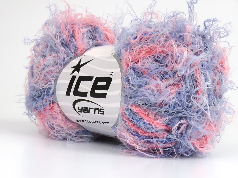 8x50gr. MARS Mavi, Somon Tonları Yün, Viskon Yumoş, Sakallı, Kışlık, Yün, Viskon, Yazlık İplikler, Batik Desenli, Kalın