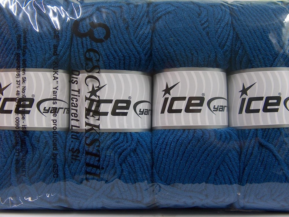 4x100gr. MERINO CHUNKY Koyu Mavi Akrilik, Merino Yün Lüks, Merinos, Kışlık, Yün, Kalın