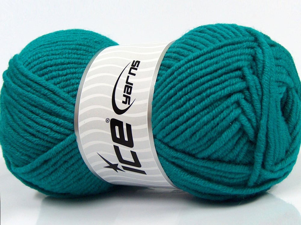 4x100gr. MERINO CHUNKY Zümrüt Yeşil Akrilik, Merino Yün Lüks, Merinos, Kışlık, Yün, Kalın