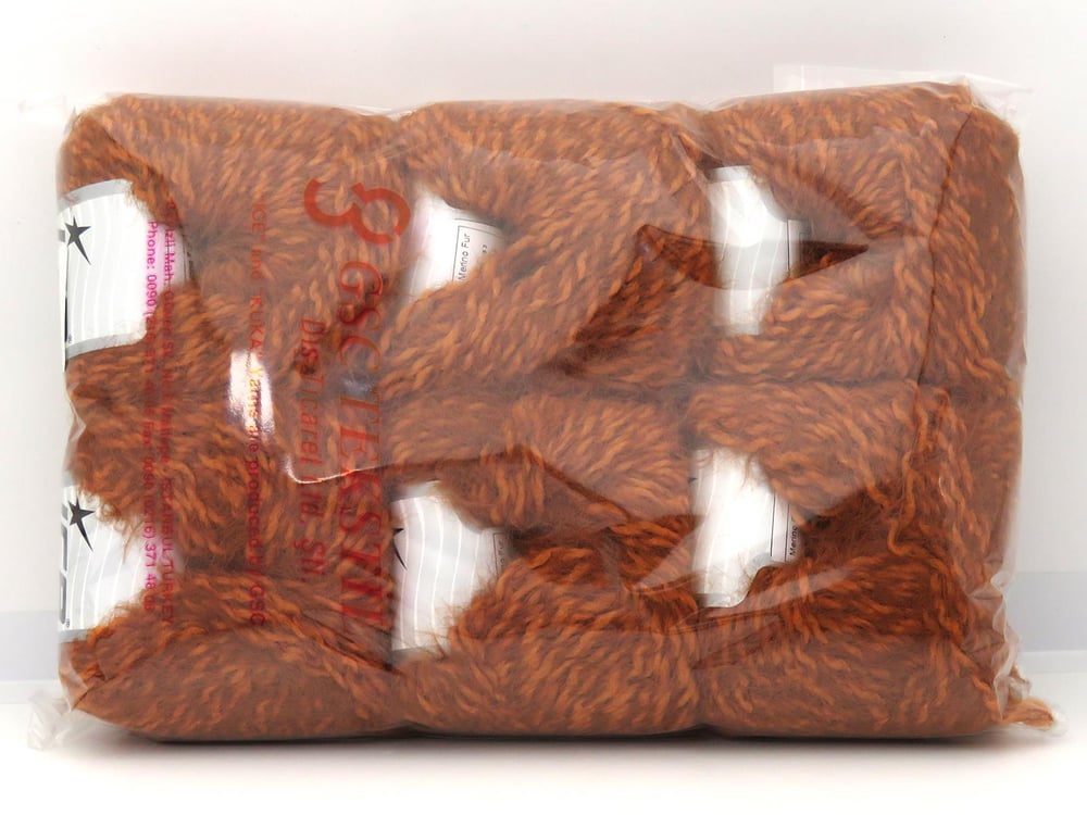 6x50gr. MERINO FUR Koyu Altın  Lüks, Merinos, Kışlık, Yün