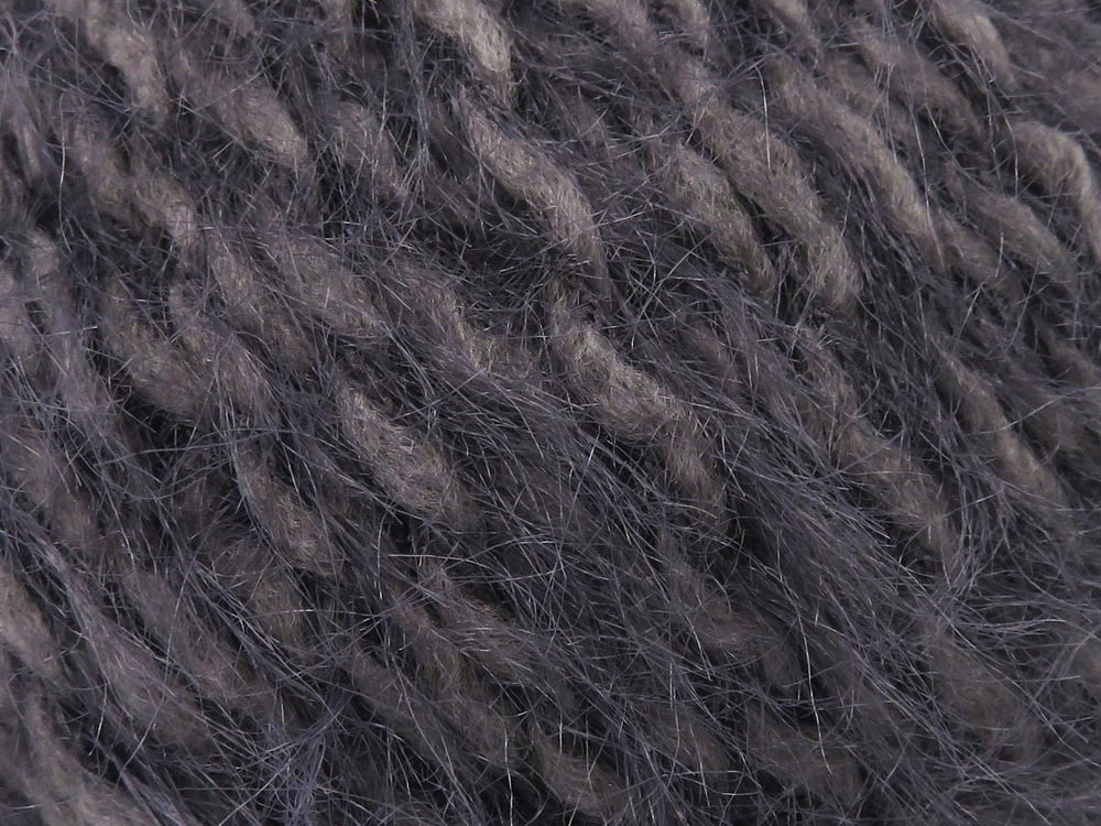 6x50gr. MERINO FUR Koyu Gri  Lüks, Merinos, Kışlık, Yün
