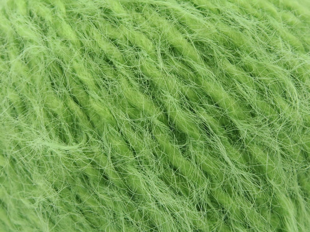 6x50gr. MERINO FUR Açık Yeşil  Lüks, Merinos, Kışlık, Yün