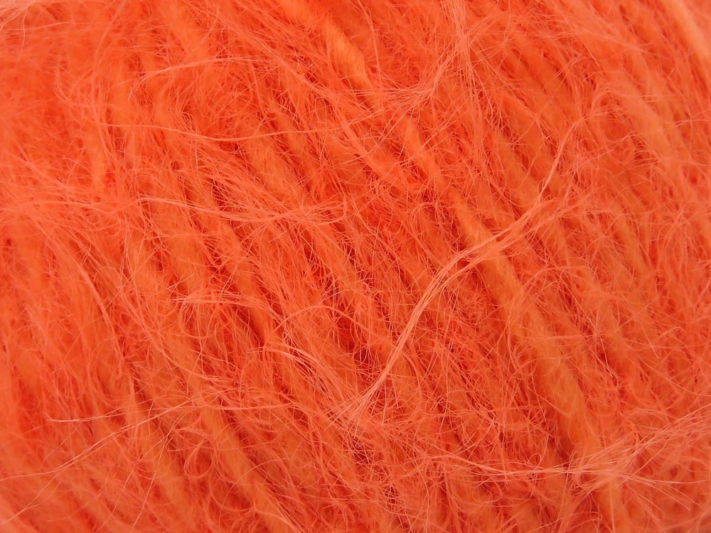 6x50gr. MERINO FUR WORSTED Turuncu  Lüks, Merinos, Kışlık, Yün