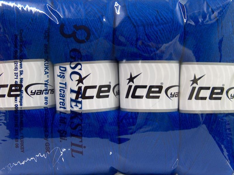 4x100gr. MIRAGE Mavi Akrilik, Yün Kışlık, Yün