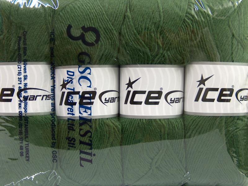 4x100gr. MIRAGE Yeşil Akrilik, Yün Kışlık, Yün