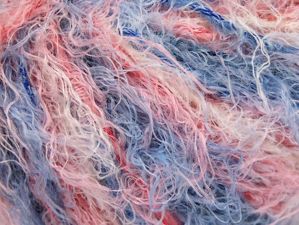 8x50gr. MODENA VISCOSE Mavi, Somon Tonları Yün, Viskon Yumoş, Sakallı, Kışlık, Yün, Viskon, Yazlık İplikler, Batik Desenli, Kalın