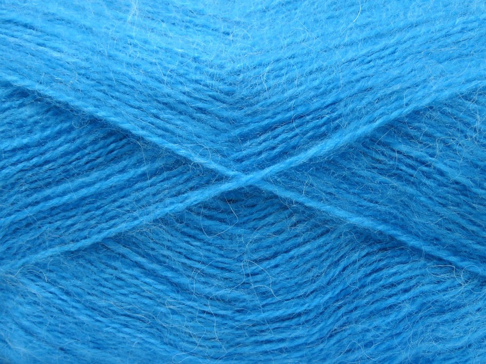 4x100gr. MOHAIR PASTEL Turkuaz Tiftik, Yün, Premium Akrilik Kışlık, Tiftik, Batik Desenli