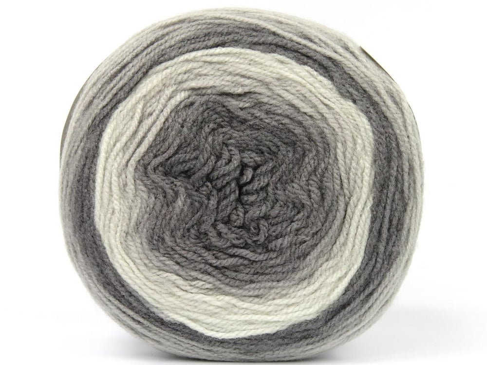 2x150gr. MUFFINS Gri Tonları Akrilik Kışlık, Düz iplikler, Batik Desenli, 100% Akrilik , Akrilik