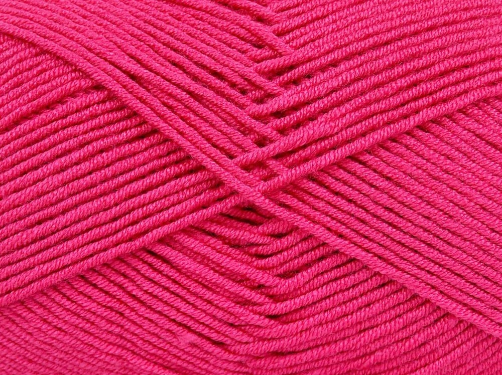 4x100gr. MY BABY Fuşya  Kışlık, Düz iplikler, Worsted, 100% Akrilik , Anti-Pilling