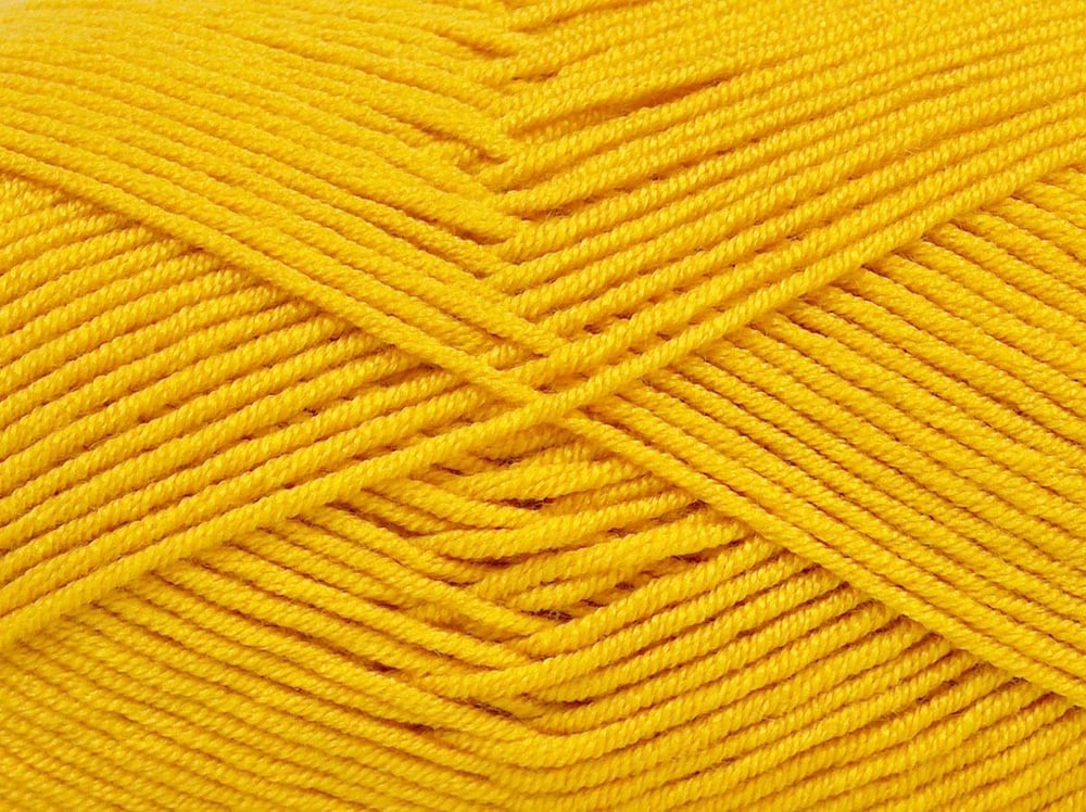 4x100gr. MY BABY Altın  Kışlık, Düz iplikler, Worsted, 100% Akrilik , Anti-Pilling