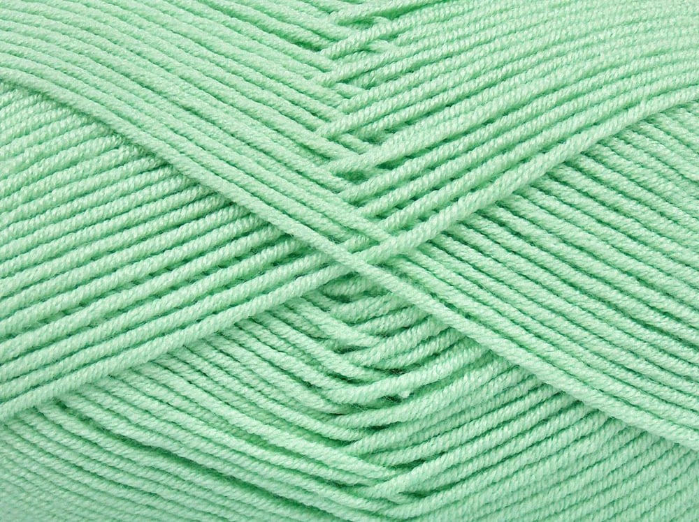 4x100gr. MY BABY Nane Yeşil  Kışlık, Düz iplikler, Worsted, 100% Akrilik , Anti-Pilling