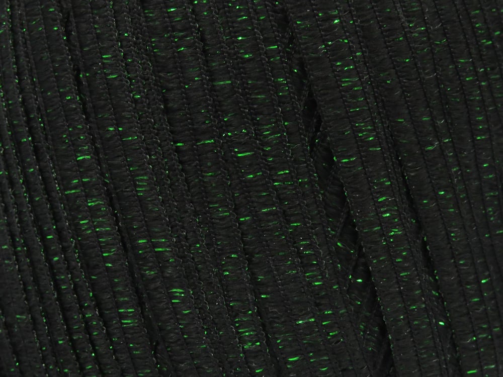 6x50gr. NAMASTE GLITZ Yeşil, Siyah Metalik Simli Şerit, Yazlık İplikler, Batik Desenli, Kalın