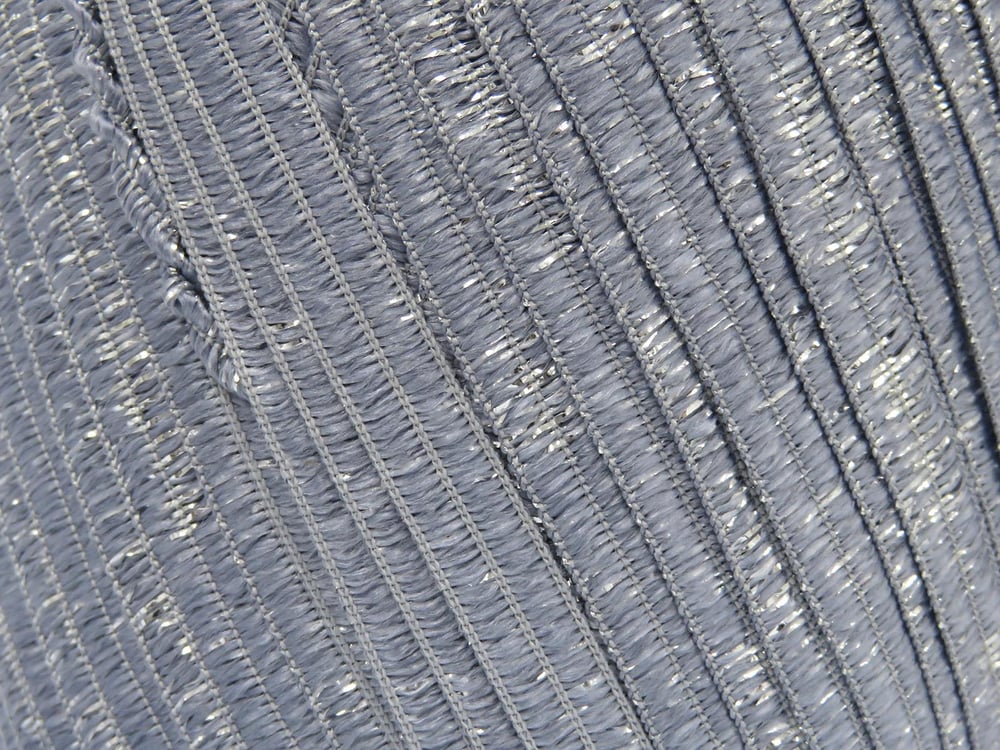 6x50gr. NAMASTE GLITZ Gümüş, Açık Mavi Metalik Simli Şerit, Yazlık İplikler, Batik Desenli, Kalın