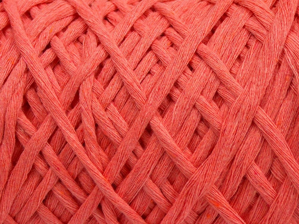 2x200gr. NATURAL COTTON CHUNKY Açık Somon Pamuk Yazlık İplikler, Pamuk, %100 Pamuk, Kalın