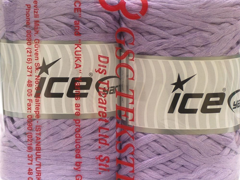 2x200gr. NATURAL COTTON CHUNKY Leylak Pamuk Yazlık İplikler, Pamuk, %100 Pamuk, Kalın