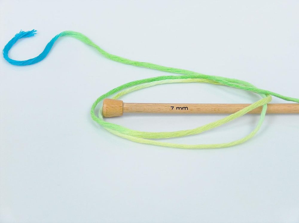 1x250gr. NATURAL COTTON COLOR 3MM Mavi, Leylak, Yeşil Tonları Pamuk Yazlık İplikler, Pamuk, Batik Desenli, Kalın