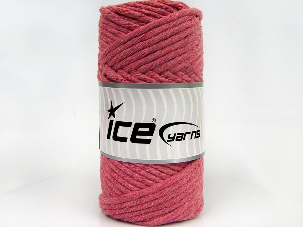 1x250gr. NATURAL COTTON JUMBO Gül Kurusu Pamuk Yazlık İplikler, Pamuk, Çok Kalın, %100 Pamuk