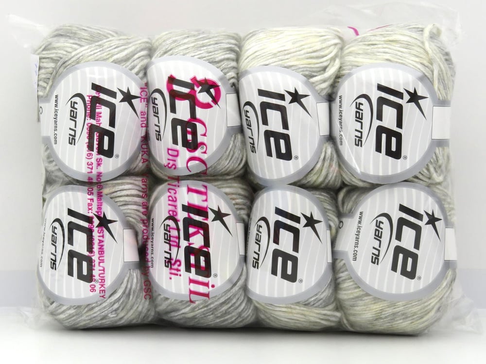 8x50gr. NAUTILUS Krem, Açık Gri, Bej Yün, Akrilik Kışlık, Yün, Batik Desenli, Akrilik