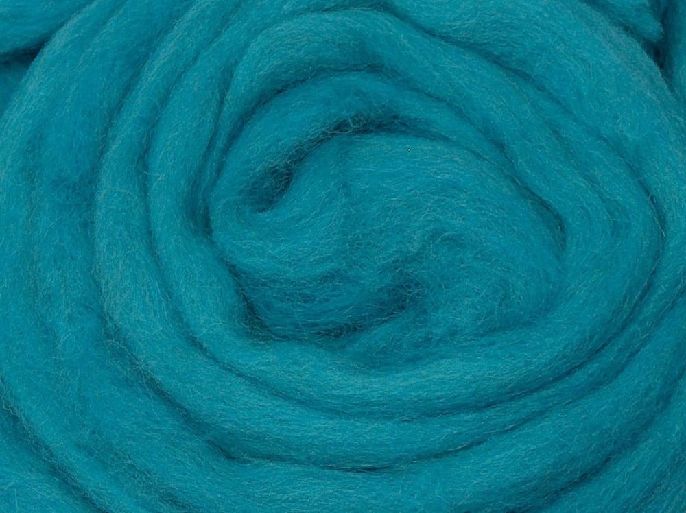 Needle Felting Wool Turquoise